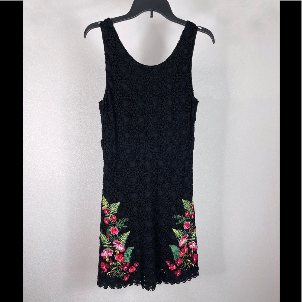 Desigual Julia Floral Cut Out Dress Lace
